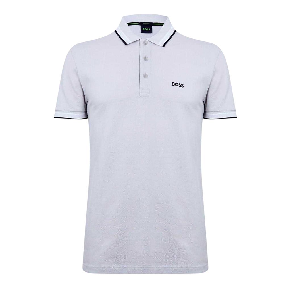 Boss Mens Paddy Contrast Tipped Polo Shirt
