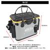 Dress Mini Fishing Bucket 17L Olive Black Waterproof Tackle Bag EVA Rod Holder Mesh Pocket Multi-functional Storage Container