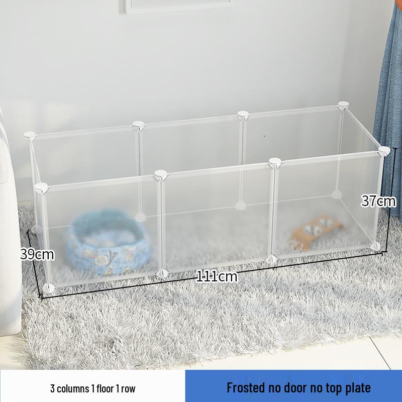 Indoor Pet Playpen: Dog/Cat Enclosure with Free Splicing Cages for Dogs, Cats, and Rabbits.