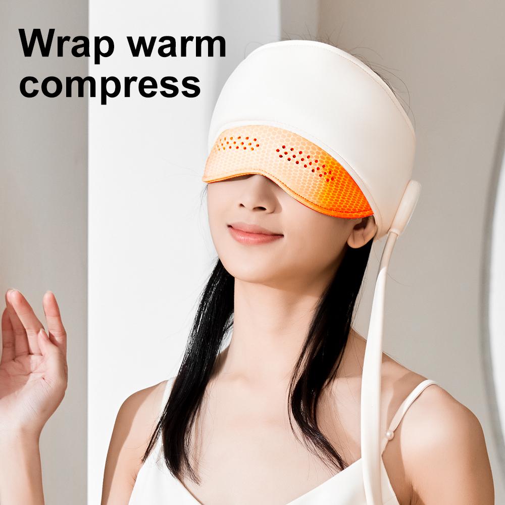 Head massager charging airbag sleep aid home massage helmet hot compress head massager