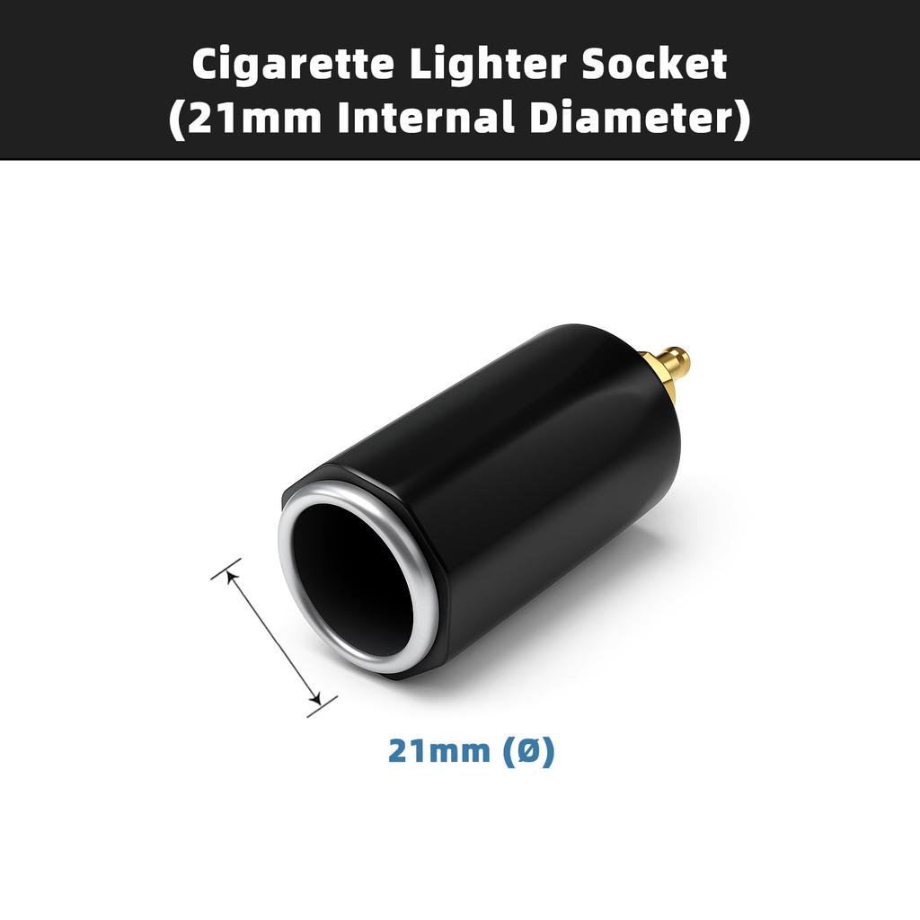 Cliff Top Hella (DIN) to standard cigarette lighter adapter