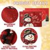 1/4pcs Snowman Christmas Placemats Linen Tableware Mat Christmas Decorations For Home Kitchen 2026 Xmas Navidad Noel Table Decor