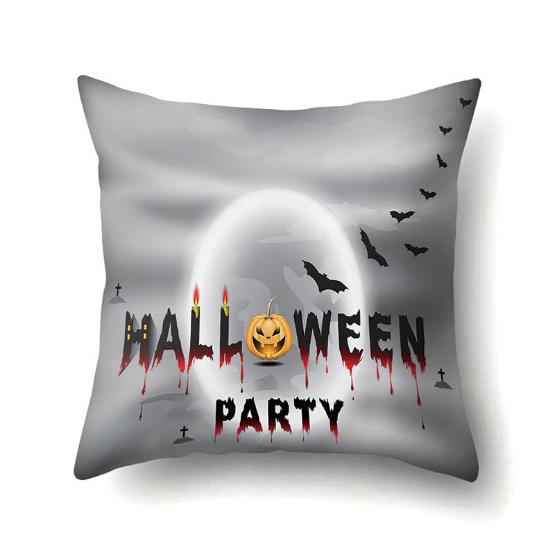 Halloween Pillowcase Car Waist Pillow Pumpkin Sofa Cushion Cover Office Home Living Room Pillowcase