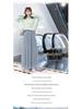Korean High-Waist Mid-Length Tulle A-Line Skirt - Spring/Summer Pleated Mesh Design