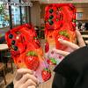 Phone Case: 2D Flat, Suitable for Samsung Galaxy A34 A35 M05 M06 S20 S22 S21 FE Plus 5G Protective Case, Plush Strawberry, Perfect Christmas and Hallo