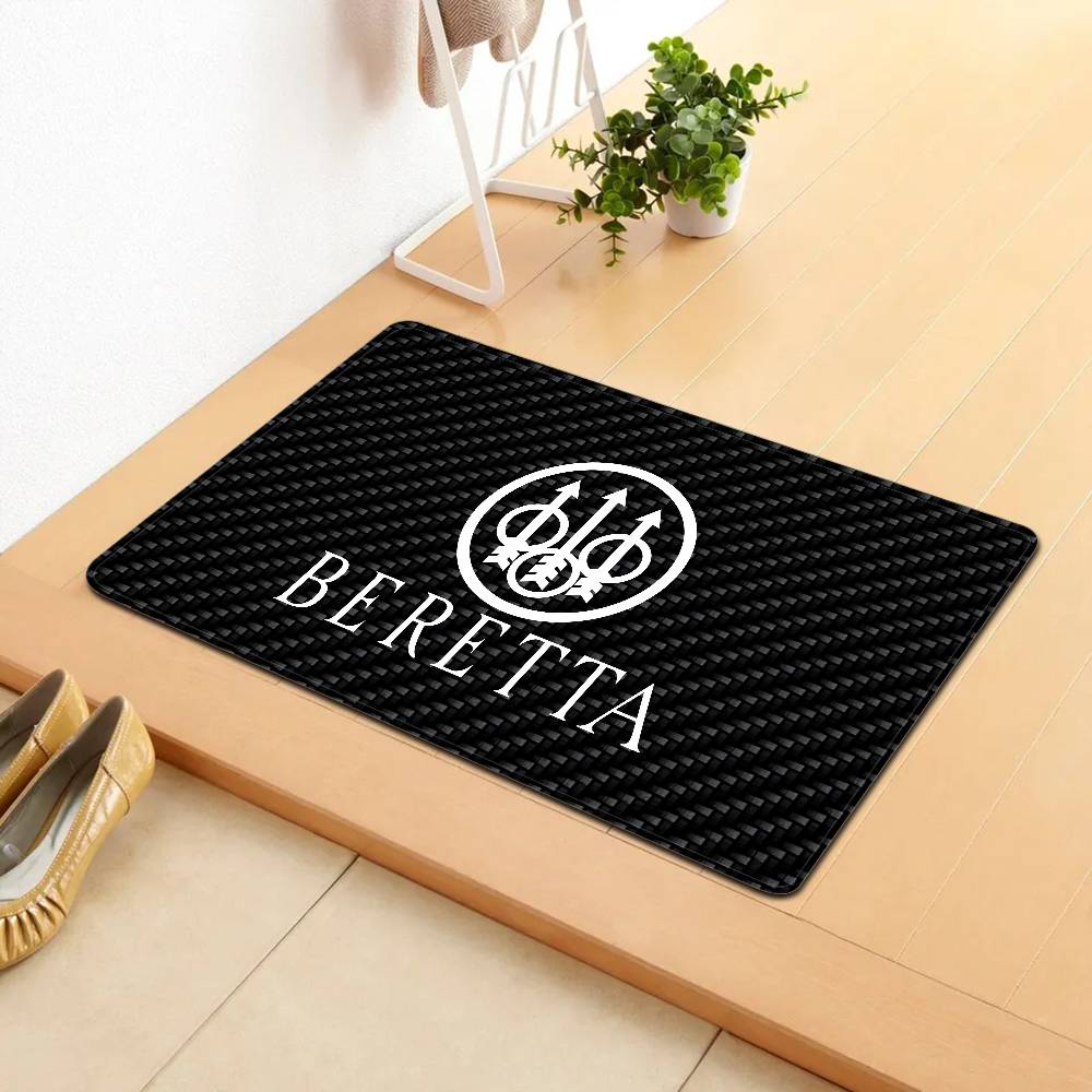 G-Gun Beretta Floor Mat Non-Slip Laundry Room Mat Laundry Decor Balcony Child Living Room Bedside Mats