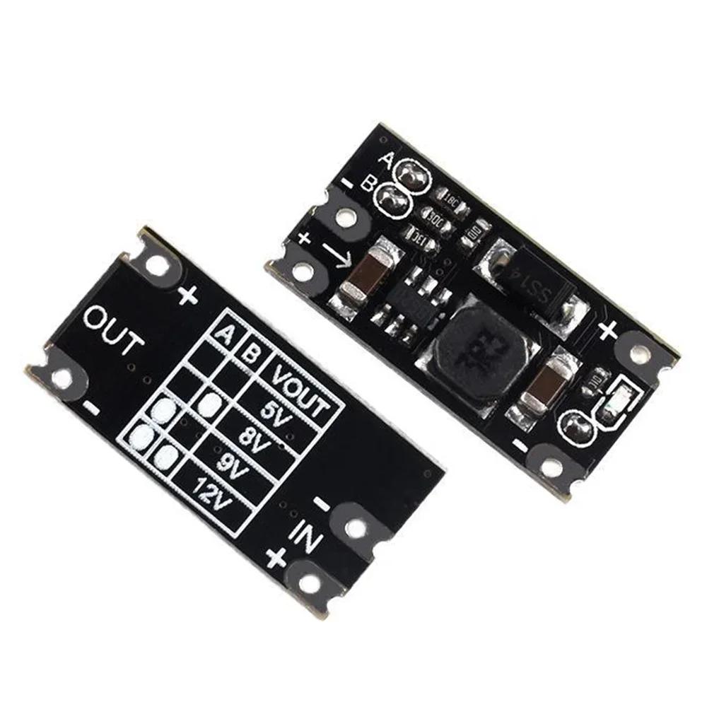 5/10PCS Newest Multi-function Mini Boost Module Step Up Board 5V/8V/9V/12V 1.5A LED Indicator Diy Electronic Voltage Module