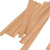 33Pcs Wood Candle Wicks Handcraft DIY Degradable Eco Friendly Smokeless Candle Wicks with Base for DIY Candle Making