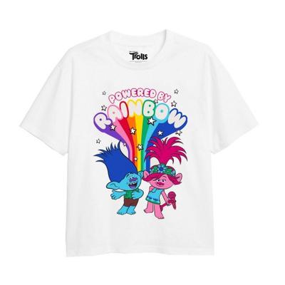 T-Shirt „Powered By Rainbows“ für Mädchen