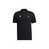 Polo Shirts Men's Black Polo Collar Moderate Straight Fit GP0825