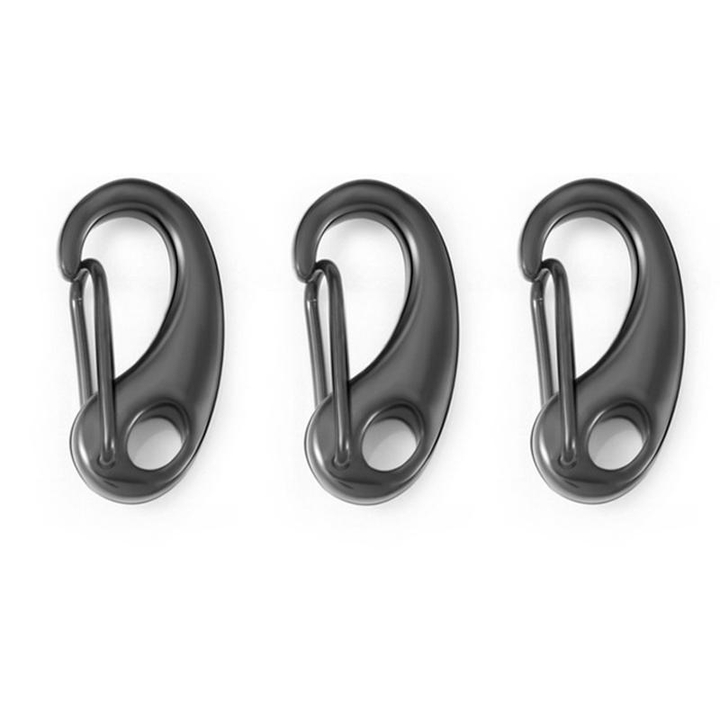 3pcs Gold Color Stainless Steel Lobster Clasp Hooks Connectors for Bracelet Necklace Jewelry Making Spring Carabiner Keychain