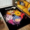 Custom Name Winnie Pooh Party Living Room Non-Slip Area Rug Soft Carpet for Bedroom Kids Playroom Sofa Office Home Decor Doormat