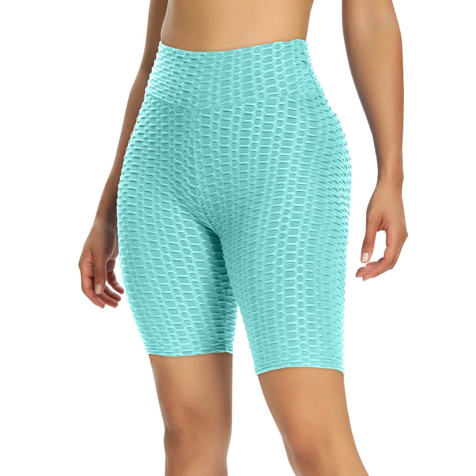 

Женские сексуальные капри, йога, фитнес, персики, ягодицы, спортивные леггинсы с пузырьками, без карманов L