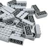 Briques Classiques 2x4 3001 Blocs de Construction Colorés en Gros 150-750 pièces Pièces Grises Oranges Compatibles avec Toutes les Grandes Marques de Briques Jouets