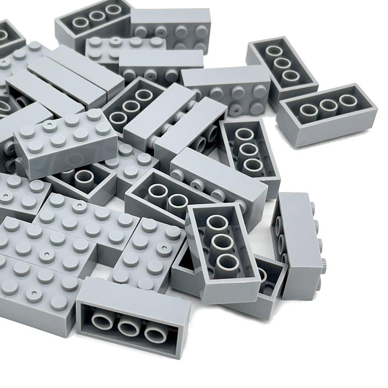 Briques Classiques 2x4 3001 Blocs de Construction Colorés en Gros 150-750 pièces Pièces Grises Oranges Compatibles avec Toutes les Grandes Marques de Briques Jouets