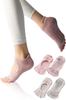 By an Active Instructor X Domestically Certified Yoga Pilates Grip Dull of 2 Pairs [Gemma Plus] [Supervised Product] Socks, Non-slip, 5-toe, Women's,