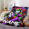 Customiz Name Personality Harley Quinn and the Joker Blanket Soft &Warm Sofa Office Bed Travel Lunch Break Blanket, Gift Suitable All Seasons