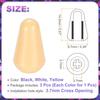 Uxcell Electric Guitar Switch Tip Toggle Switch SQ Style Electric Guitar Pickup Selector Replacement 3 Colors Knobs, 3-Pack, 3.7mm Cross-Shaped