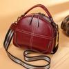 Luggage Leather Solid Color Crossbody Bag Genuine Leather Car Stitched Women's Shoulder Bag