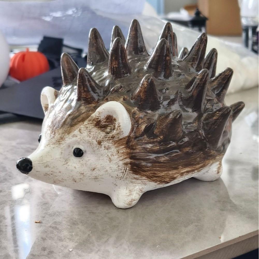 Storage Rings Hedgehog Ornament Resin Craft Hedgehog Ring Holder Hedgehog Statue Men/Women