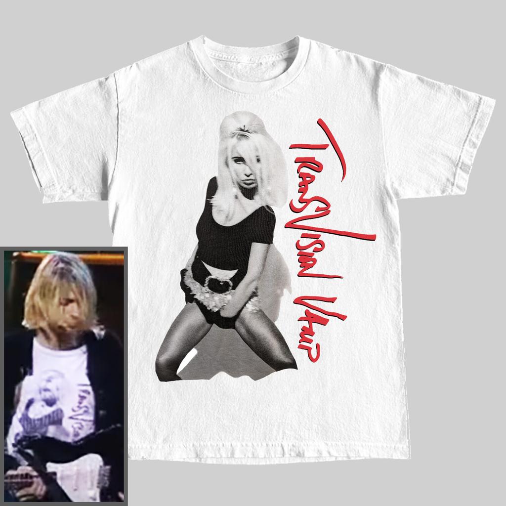 26 Transvision Vamp T-Shirt Worn by Kurt Cobain Nirvana Live & Loud Unisex T-Shirt