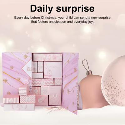 DIY Christmas Advent Calendar Boxes 2024 Empty Box To Fill 24-Day Christmas Countdown Calendar Make Fill Your Own Christmas Gift Box