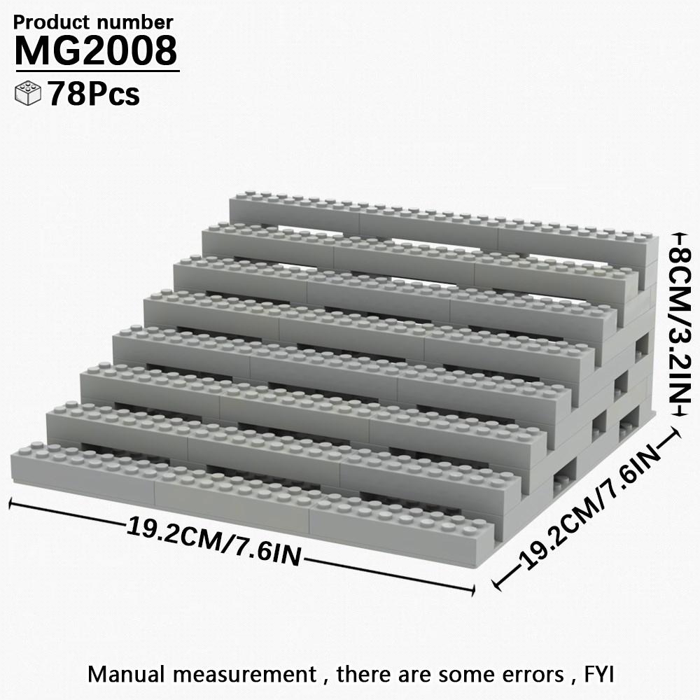 MOC Stand Movie Anime Military Action Figure Display Stands Box Blocks Compatible 75257 05007 75105 High-Speed Championed Block Bricks Toys Playsets
