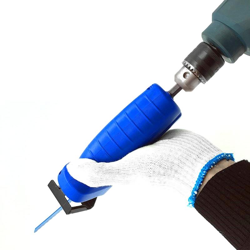 Electric Sabre Saw Reciprocating Saw for Household Repair Tools Blue Woodworking Cutting