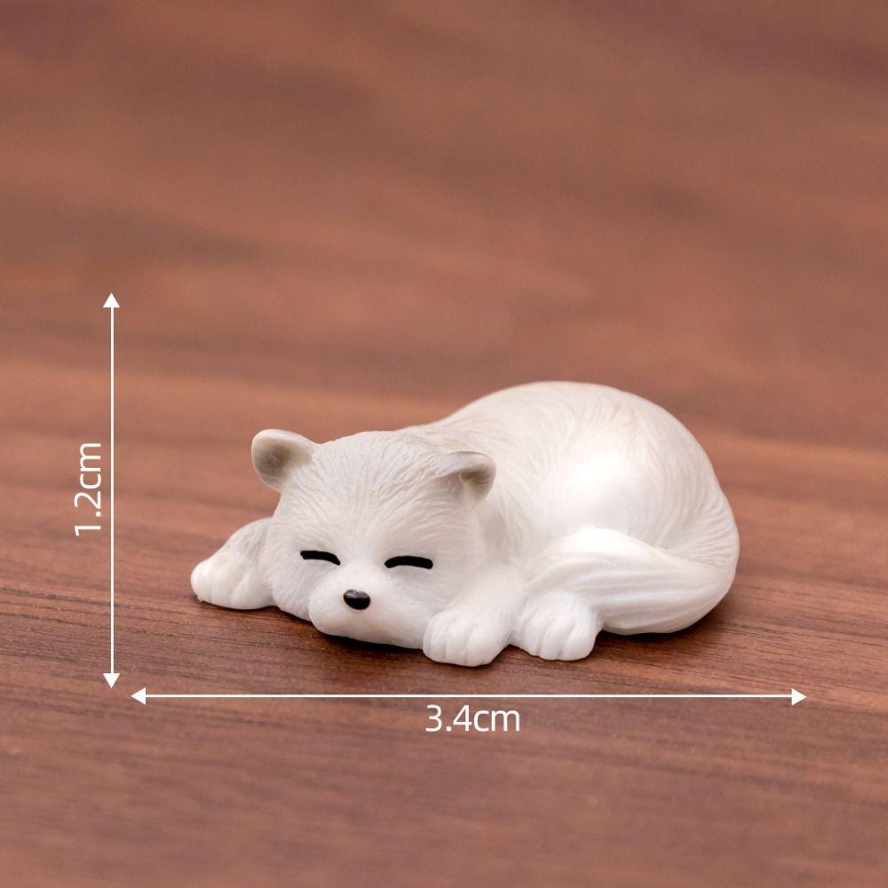 DIY Crafts Cartoon Puppy Statue Cute Mini Animals Figurine New Miniature Dog Figurines