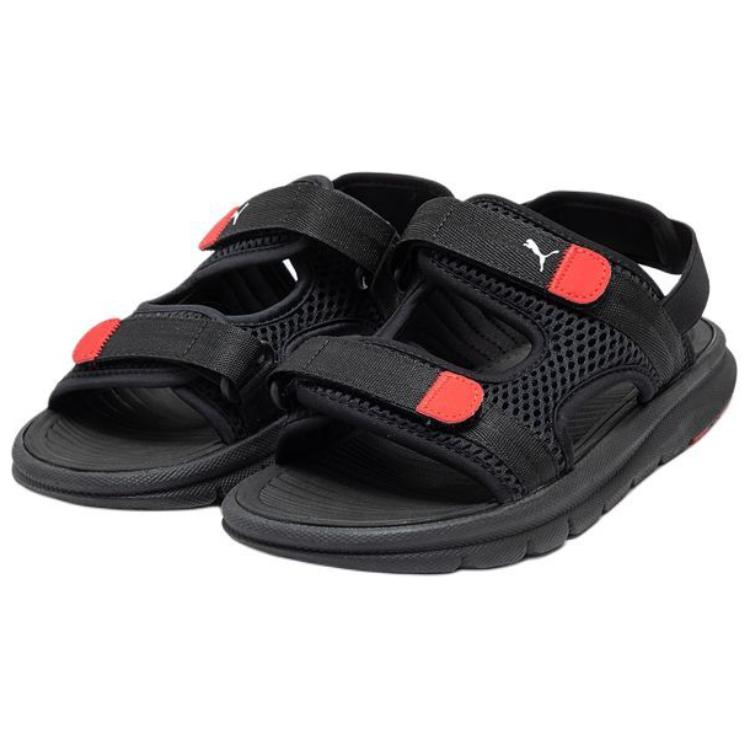 Puma Evolve Open-Toe Cool Comfortable Fashion Beach Sandals Women Sandals Black 390449-01