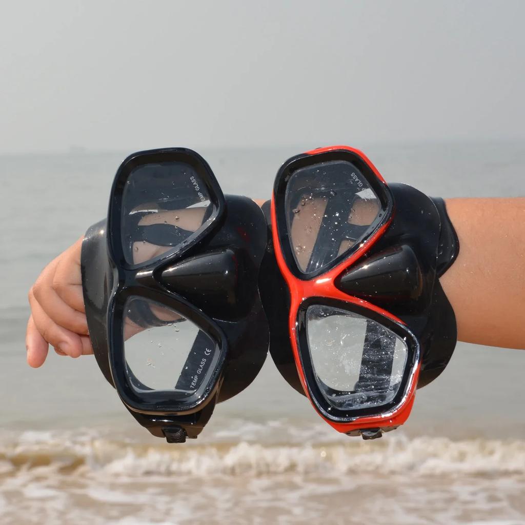 Diving Mask Optical Nearsighted Myopia  Glasses Resin Plastic Lens Googles Silicone  Short-sighted Reading