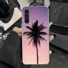 Palm Leaves Sunset Summer Scenery Phone Case for Samsung Galaxy A17 A16 A26 A36 A56 A15 A14 A13 A55 A54 A53 A35 A34 A33 A25 A24