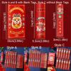 12pcs/box Cartoon Lottery Red Envelopes Zodiac Snake Fortune Hongbao  Spring Festival