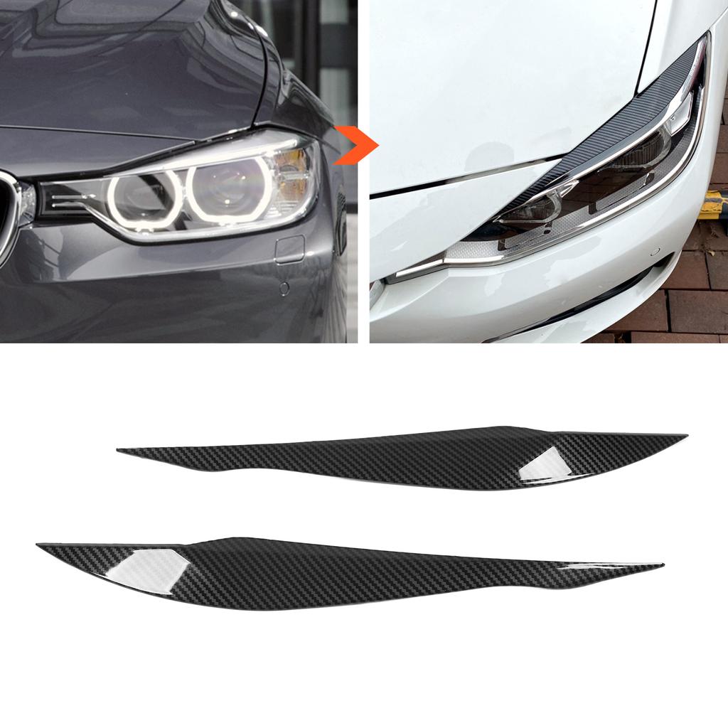 1 para nakładki na reflektory ABS zamiennik powieki pojazdu do serii 3 F30 F31 2012-2018