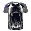 Men Fashion Short Sleeve 3d Print T Shirt Round Neck Summer Plus Size Tees