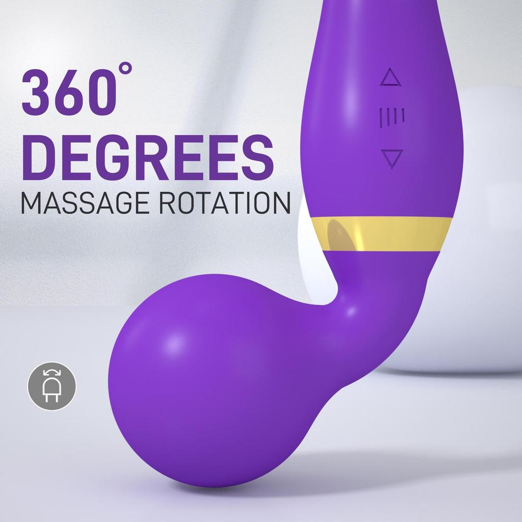 Bacchetta Magica 20 Velocità Potente Vibratore Dildo Doppio Motore Grande Massaggiatore Punto G AV Stimolatore Clitorideo per Donne Adulte Giocattoli Sessuali