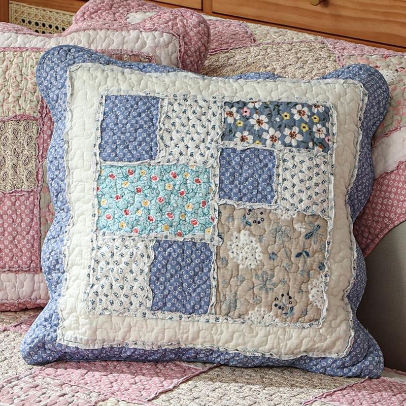 2pcs Cotton Quilted Backrest Cover Soft and Skin Friendly Sofa Cushion Cover Modern and Simple Breathable Backrest Without Core