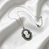 Vintage Ladies Cameo Pendant Necklace Female High Sense Court Beauty Head Pendant Collarbone Chain Necklace
