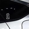 Car Interior Stickers Art Design Fun Cat Car Dtickers Window Rear Glass Car Fecoration Car Styling Sticker And Decals For Toilet