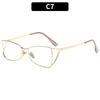 Designer Eye Sunglasses Fashion Narrow Metal Frame Sun Glasses 100% Uv Protection For Women Men
