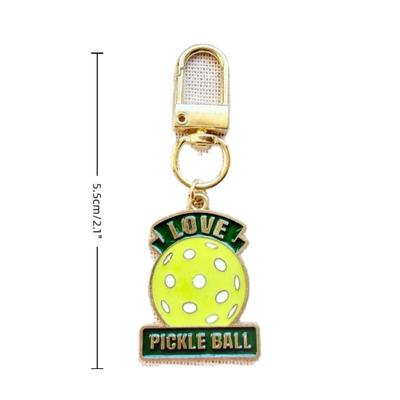 Pickleball Taschenanhänger Schlüsselanhänger Verkauf Englisch Pickball Anhänger Für Party Feiertag Handtasche Geburtstagsgeschenk Auto Schlüsselanhänger Zubehör