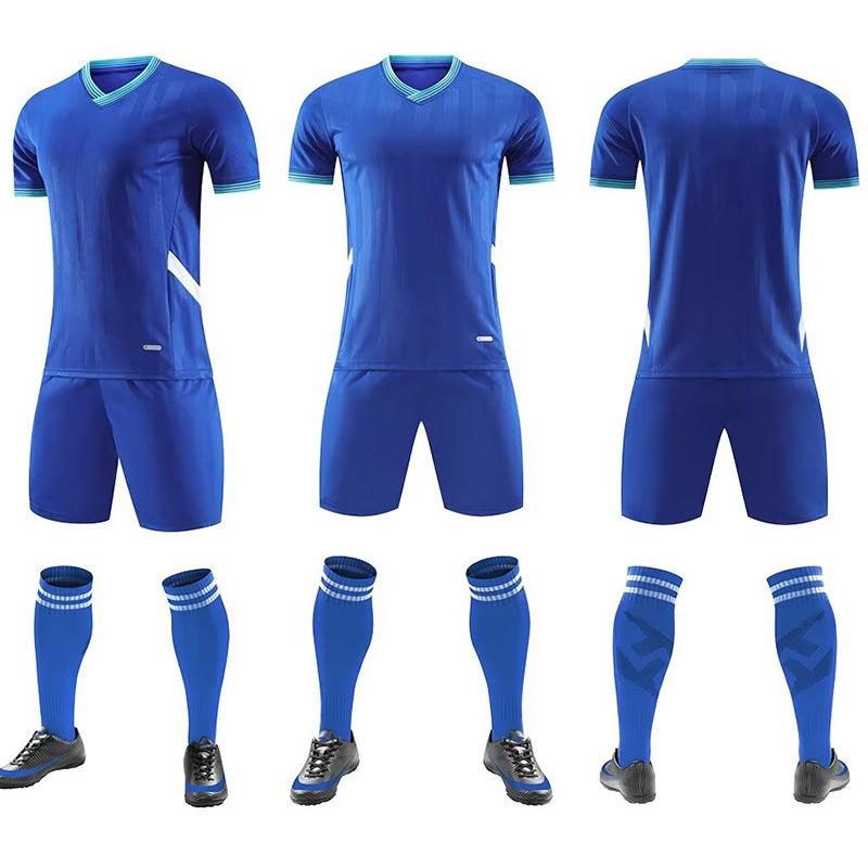 Football Jersey Set Men'S Training Jersey Adult Children'S Sports Student Competition Jersey Print Number Short-Sleeved Jersey Men'S And Women'S Summe