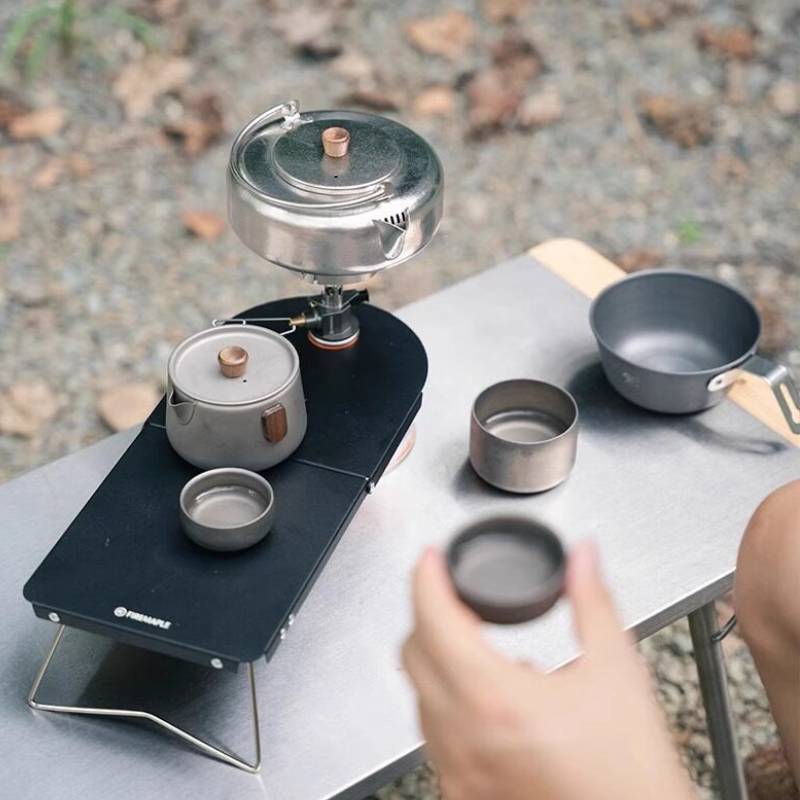 Portable Aluminum Folding Desk For Camping And Hiking With Lightweight Design For Solo Travelers