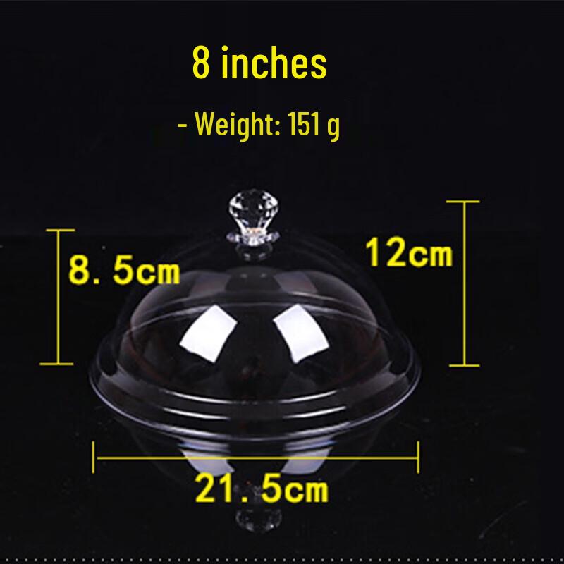 Transparent Acrylic Round Food Cover