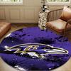 Ravens Team Spirit Round mat, Anti-slip Circle Carpet Chair rug For livingroom,Bedroom, doormat home decor Gift Christmas Gifts