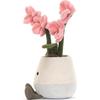 JELLYCAT Fun Plant Series Pink Orchid Cute Doll Plush Doll 25cm High