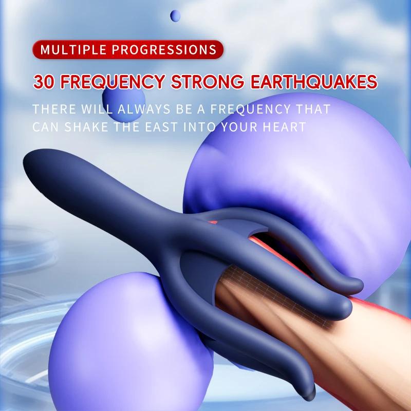 Penis Massage Vibrator Glans Trainer Horse Eye Stick Stimulator Urethral Catheter Dilator Male Masturbator Sex Toy For Adult Men