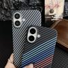 Slim Matte Carbon Fibre Texture Frameless Phone Cases For iPhone 11 12 13 14 15 16 Pro Max Plus Half Pack Shockproof Hard Cover