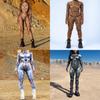 Halloween Adults 3d Printed Bodysuit With Spandex Blend For Cosplay And Street Style