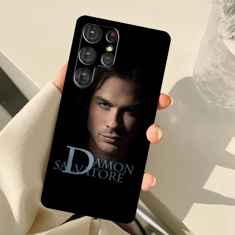 

Чехол для телефона Damon Salvatore из Дневников вампира для Samsung Galaxy S23 S20 FE S21 FE S22 Ultra Note20 Note10 S8 S9 S10 Plus Galaxy S10e